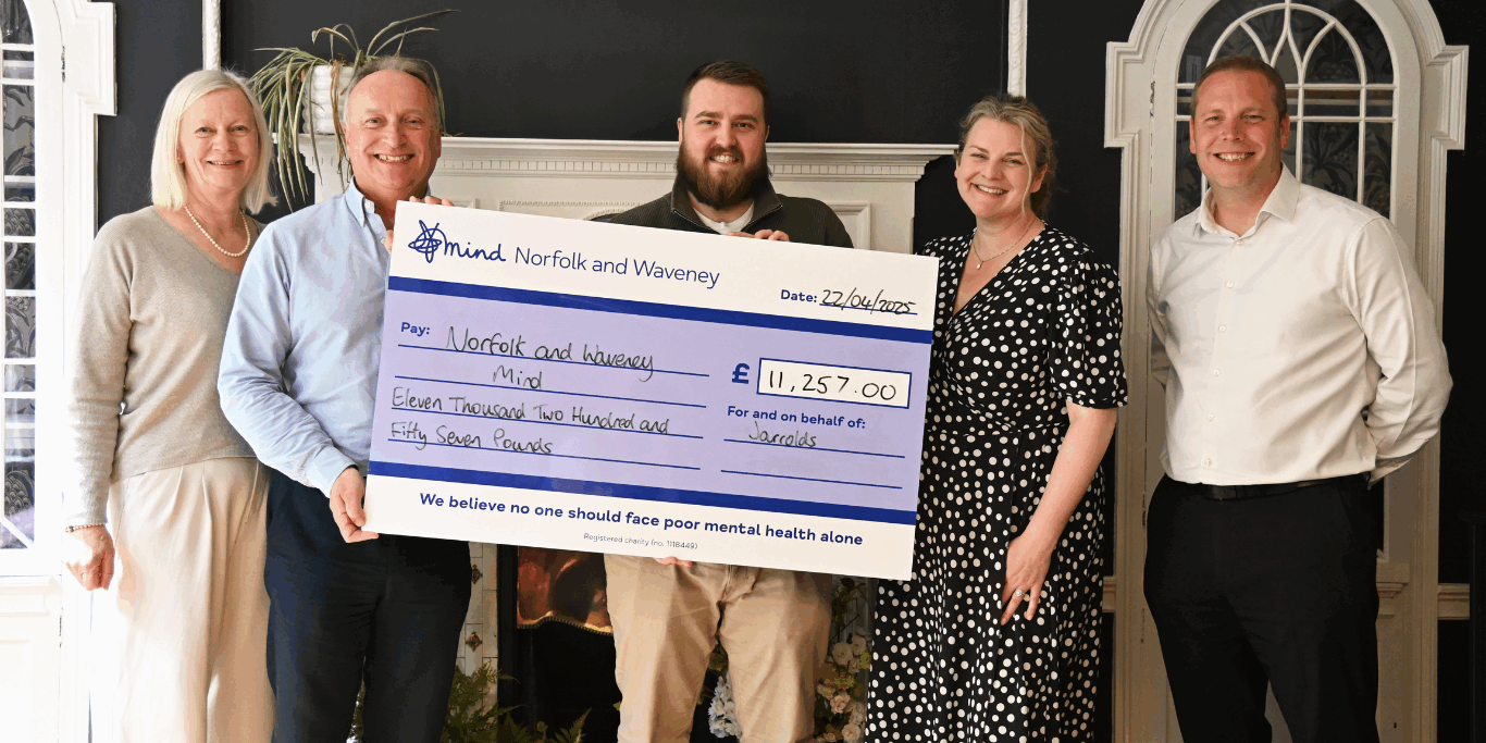 Jarrolds Retail Raises funds Norfolk & Waveney Mind